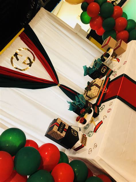 gucci party theme|gucci theme party decorations.